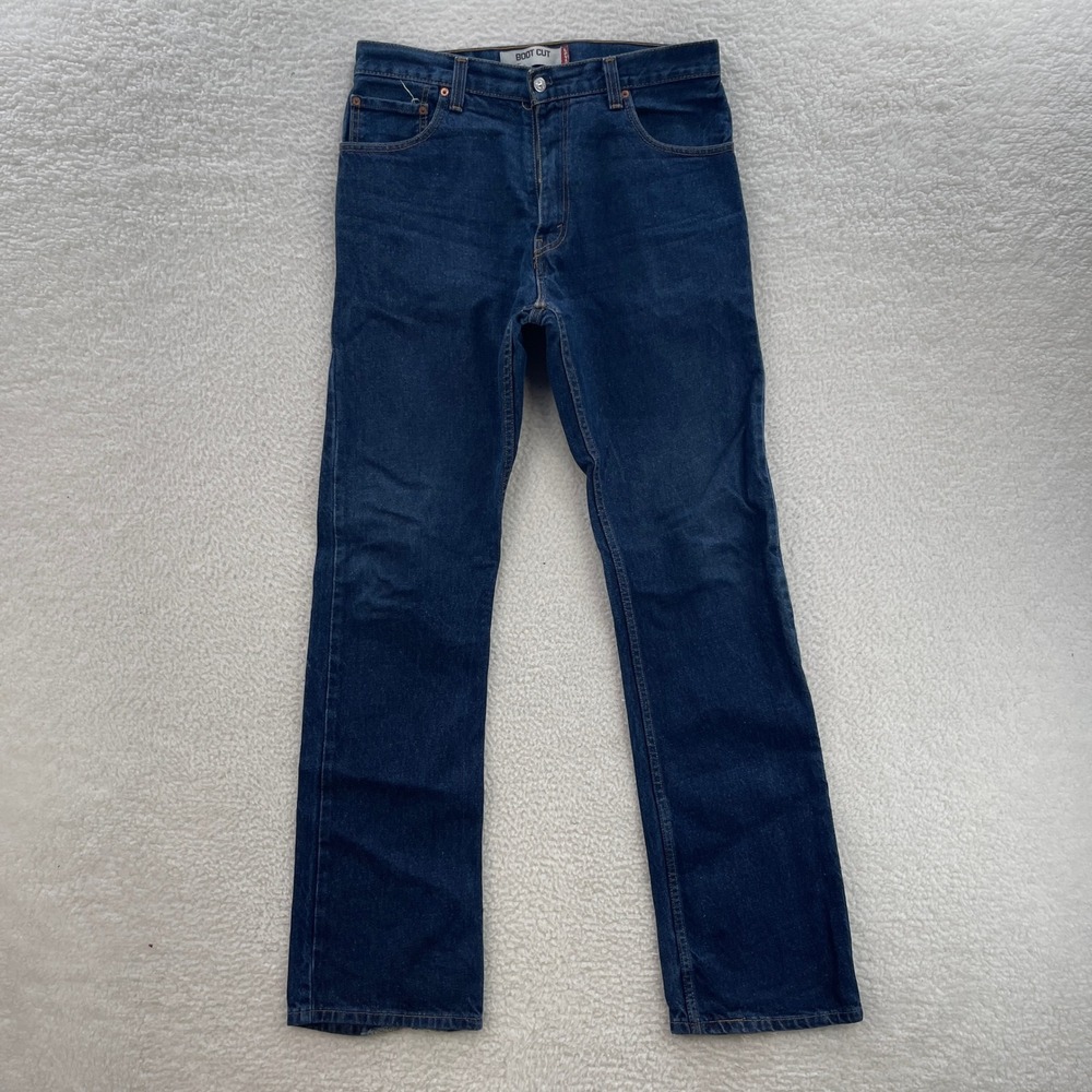Y2K Levis 517 Jeans Mens 34x36 Blue Boot Cut Denim Grunge Cowboy Western
